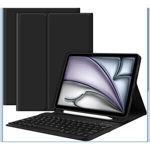 GOKOCO Keyboard Case iPad Air 11” M2/M3, 10.9” 4th/5th Gen , Black